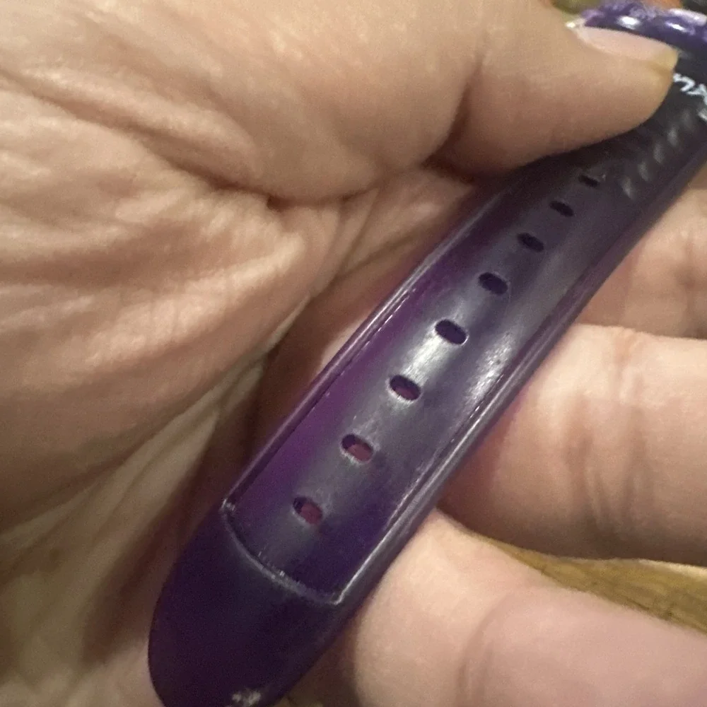 Vintage TIMEX Purple Floral Rare Digital INDIGLO Unisex Watch Fro Repair